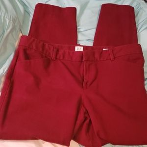 GAP SIGNATURE SKINNY ANKLE PANTS